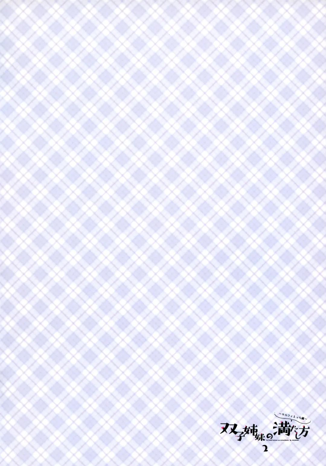 [Sasai Saji] Futago Shimai no Mitashikata 2 ~Selfie Ecchi Hen~ Fhentai - Page 3