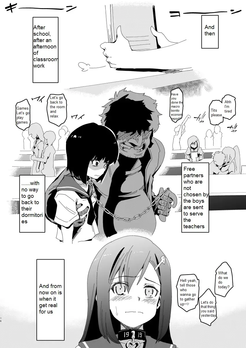 [Yaneko Uta] Zettai Fukujuu Gakuen Gakuen Annai Hen | Absolute Obedience Academy - School Guide Edition Fhentai - Page 15