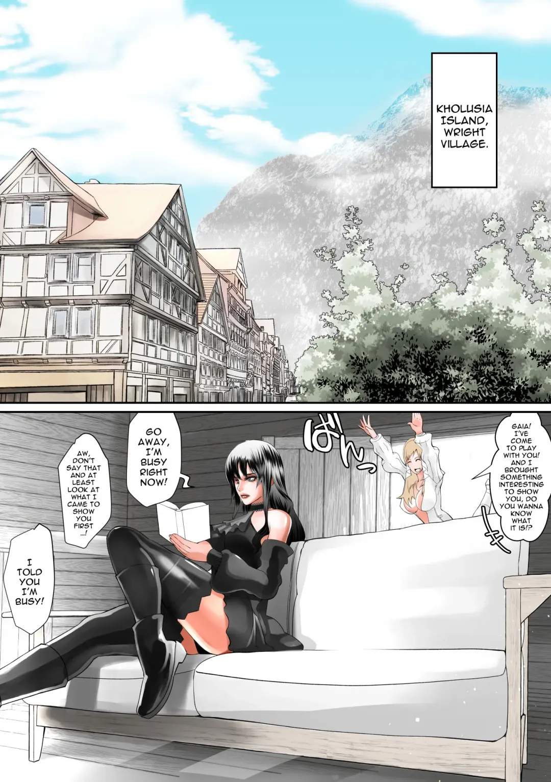 [Nikumansho] FutaRaid Zeroshiki - Kuro Gal VS Shiro Gal | FutaRaid Zeroshiki - The Girl In Black vs The Girl In White Fhentai - Page 2
