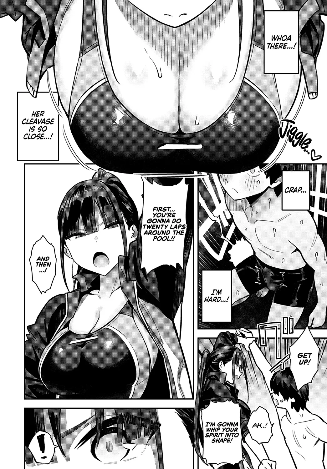 [Enokido] Kyouei Senpai ni Nuite morau | Getting Jerked off by the Swimming Club Senpai Fhentai - Page 4