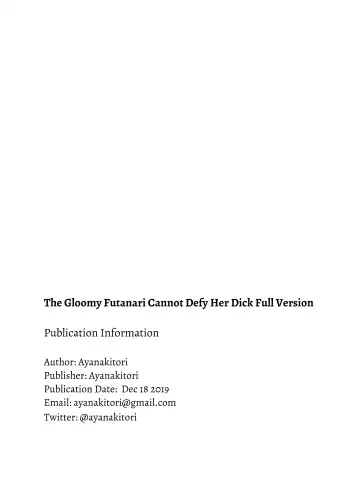 [Ayanakitori] Byousoku de Osu Ochi suru InCha na Futanarikko Kanzenban | The Gloomy Futanari Cannot Defy Her Dick Full Version (decensored) Fhentai - Page 60