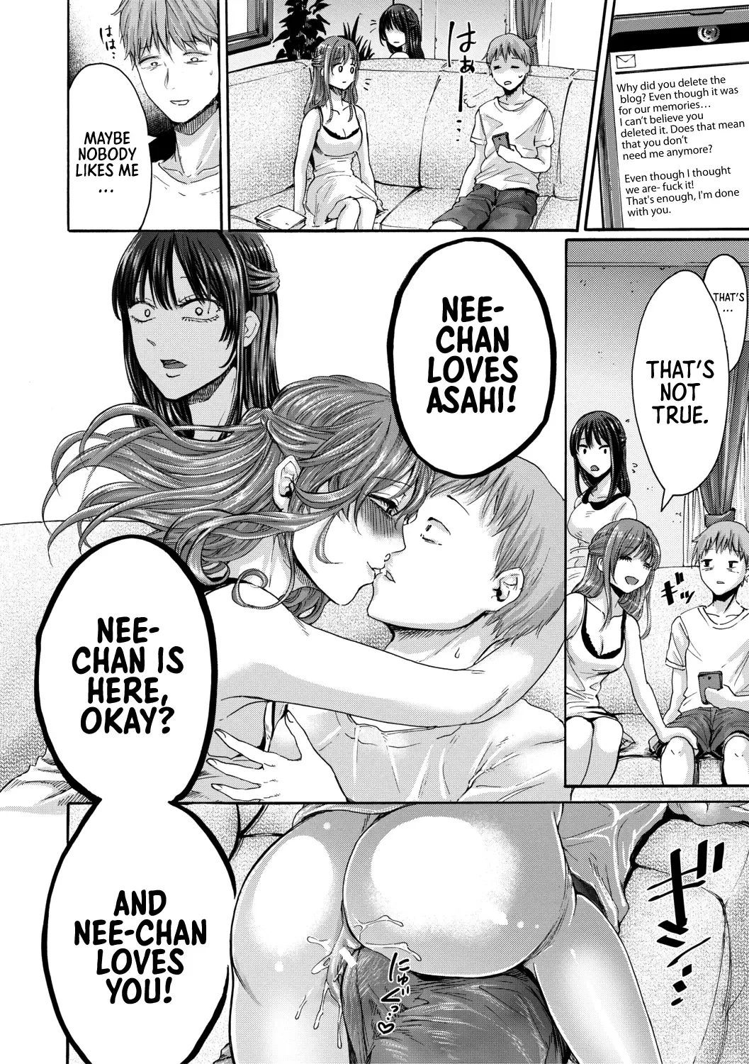 [Hasebe Souutsu] Mijika na Ana to Sao ~Shasei Shitara Iiko Iiko~ | The Intimate Sister Hole and Brother Rod ~Good Boy if You Cum♥~ Fhentai - Page 130