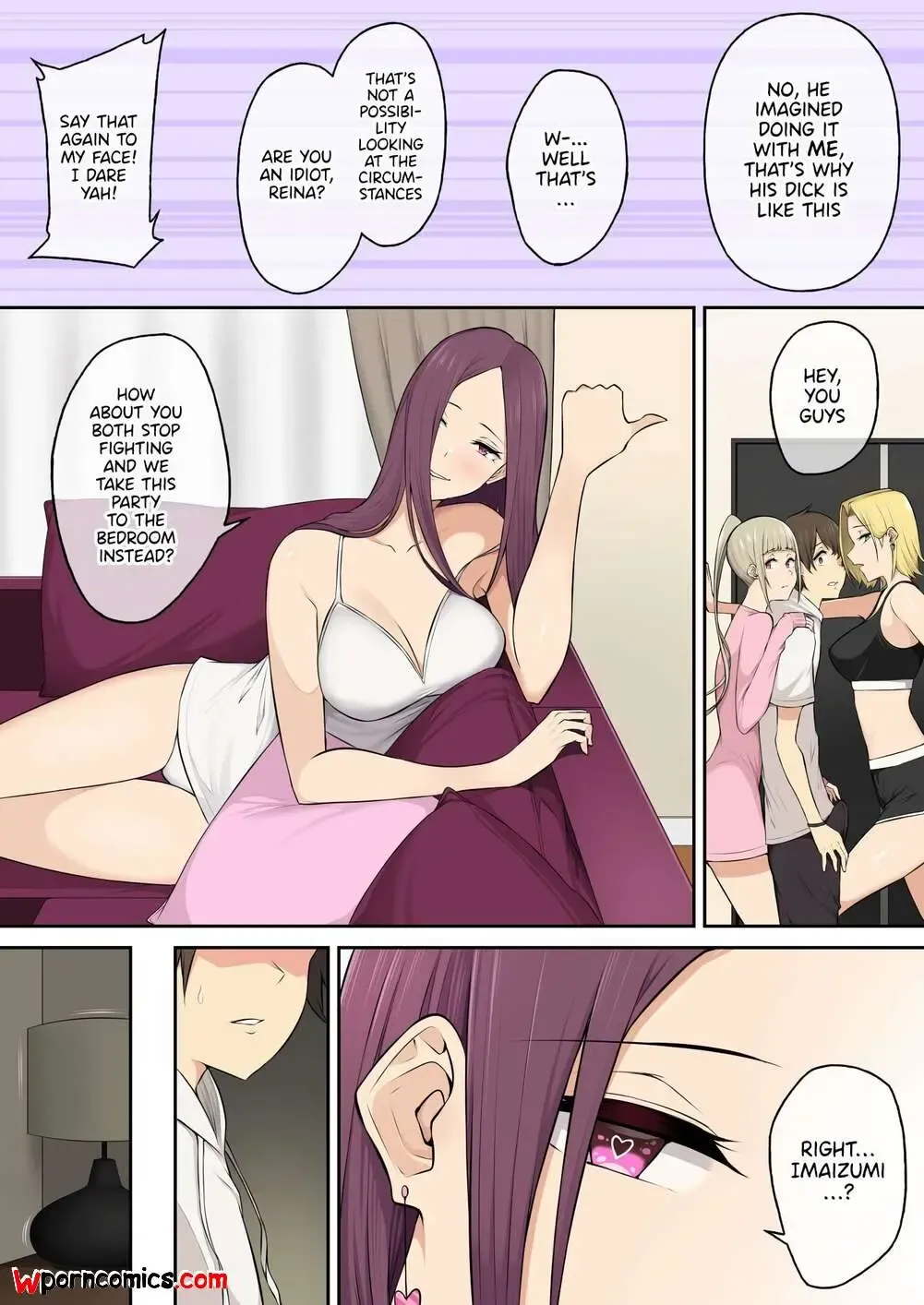 Imaizumi Brings All The Gyarus To His House 4 Fhentai - Page 8