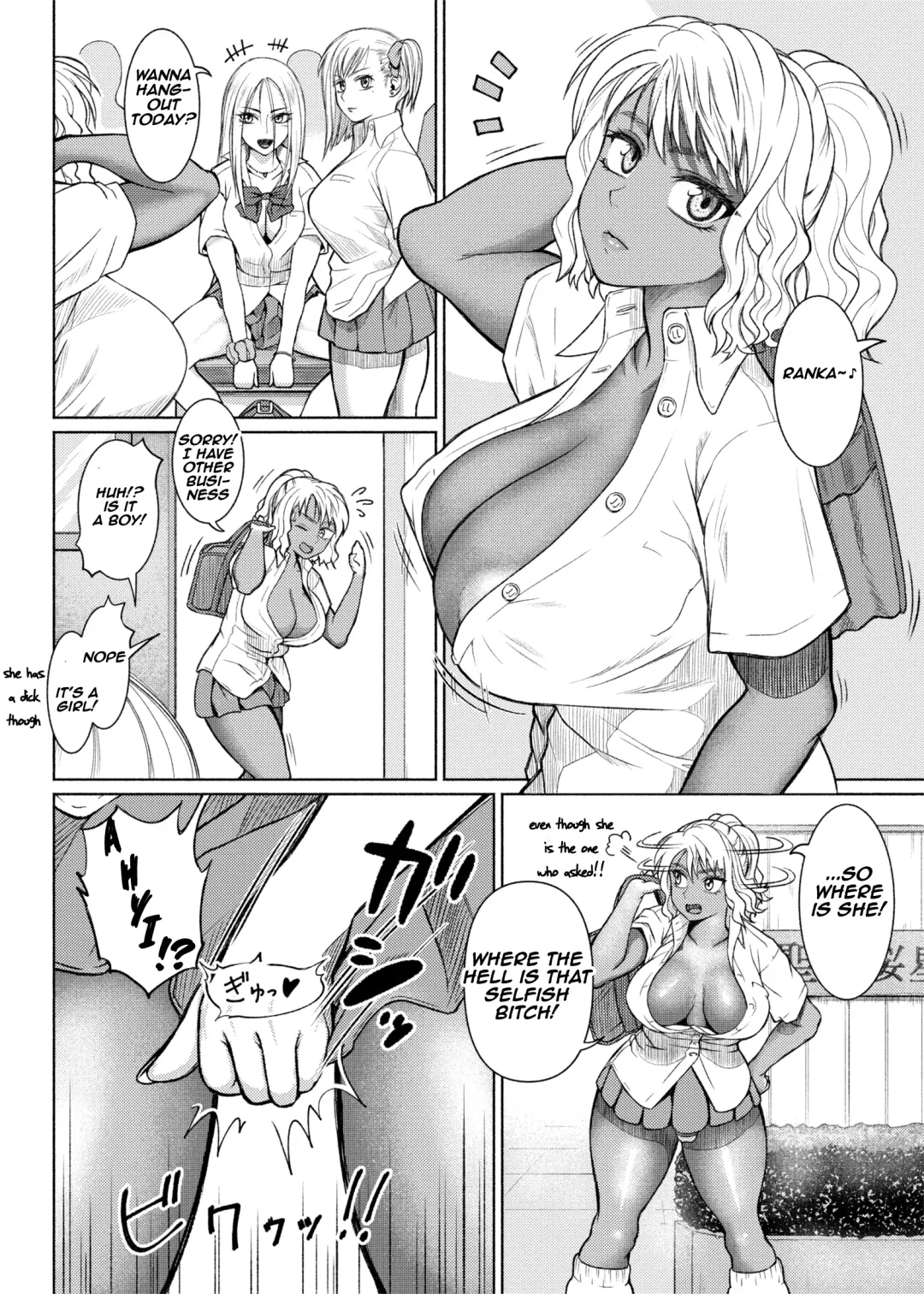[Nobuhiro] Futanari Bitch Gal wa Suki desu ka? | do you like dick girl bitch gals?  2-4 Fhentai - Page 2