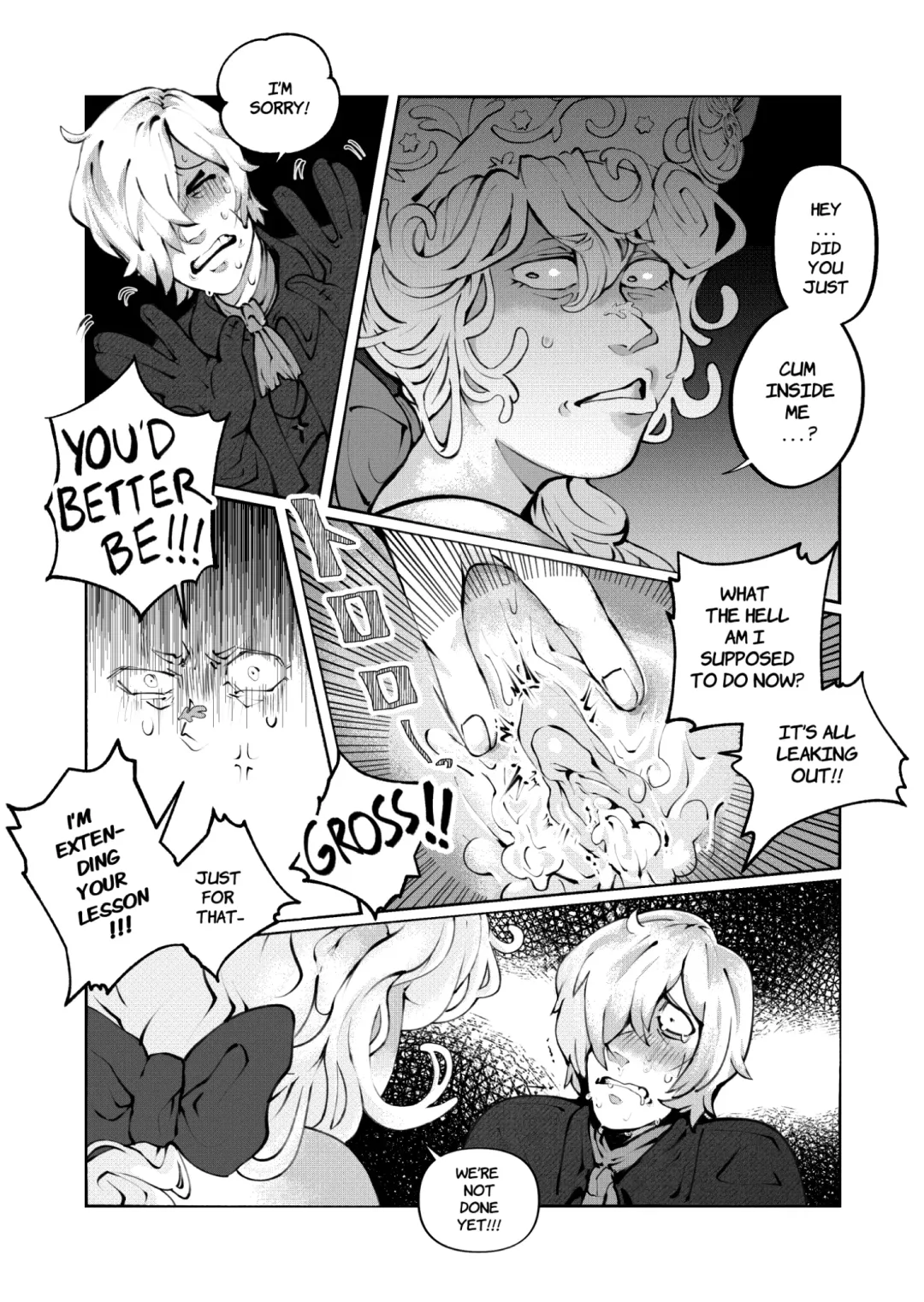 Help! There's Something Wrong With My C♂ck?! And Now The Bratty Painter Won't Leave Me Alone!!! Fhentai - Page 16