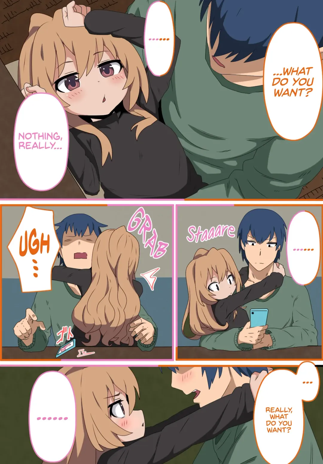 [Wagashi] Toradora! no Erohon | Toradora! Porn Book (decensored) Fhentai - Page 7