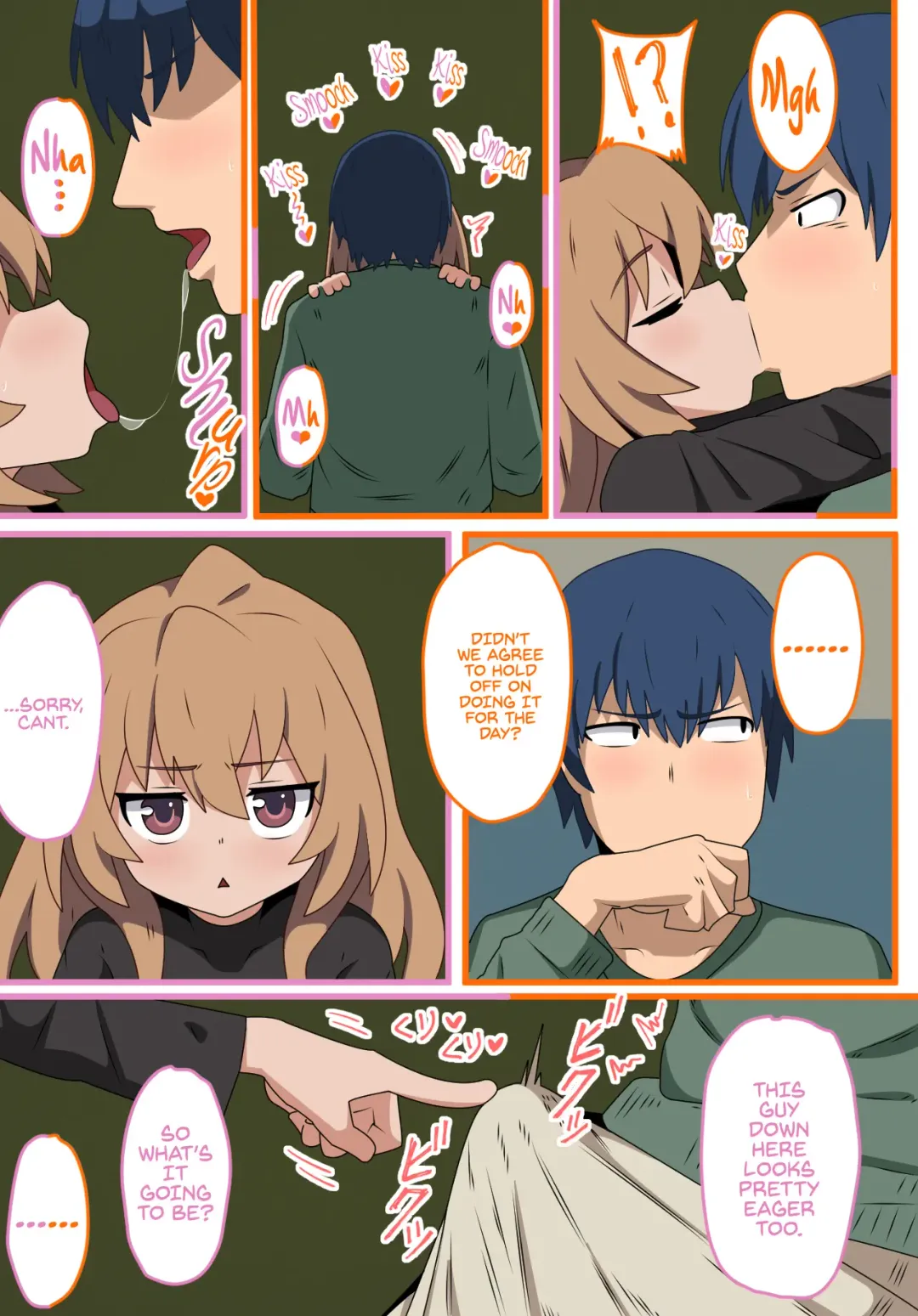 [Wagashi] Toradora! no Erohon | Toradora! Porn Book (decensored) Fhentai - Page 8