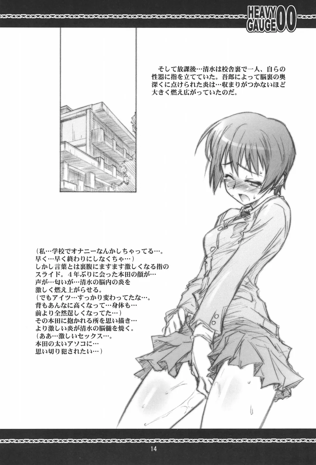 [Kuuya - Satomi Hiroyuki] HEAVY GAUGE 00 COMIC CASTLE 2005 Tokubetsu-gou Fhentai - Page 14