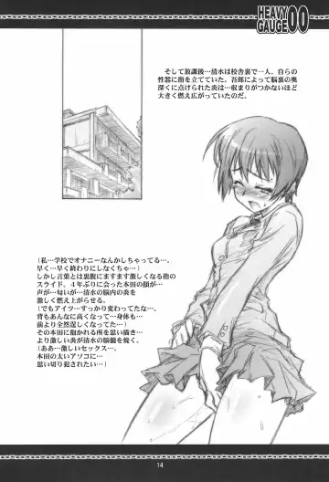 [Kuuya - Satomi Hiroyuki] HEAVY GAUGE 00 COMIC CASTLE 2005 Tokubetsu-gou Fhentai - Page 14