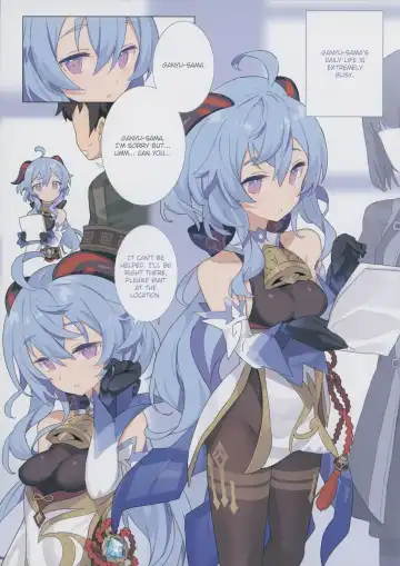 [Blade] Oshigoto o Hakadorasete Kureru Ganyu-sama. | Ganyu-sama Who Keeps The Work Going. Fhentai - Page 4