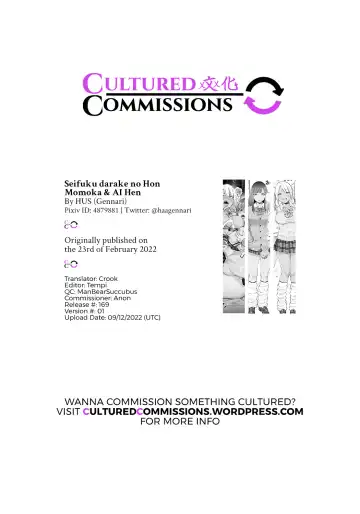 [Gennari] Seifuku darake no Hon Momoka & AI Hen Fhentai - Page 37