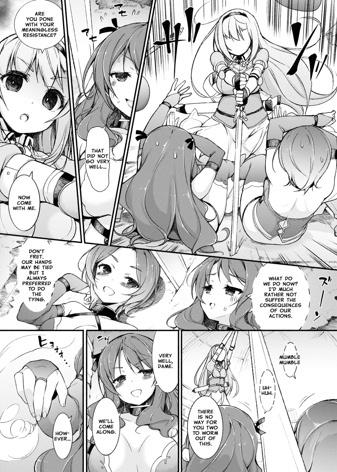 [Motomushi] Onna Kishi Sei Ruruna ~Kishi Mahou Gakuen Intan~ | Maiden Knight Lilouna ~The Degenerate Knight-Mage Academy Feud~ Fhentai - Page 12