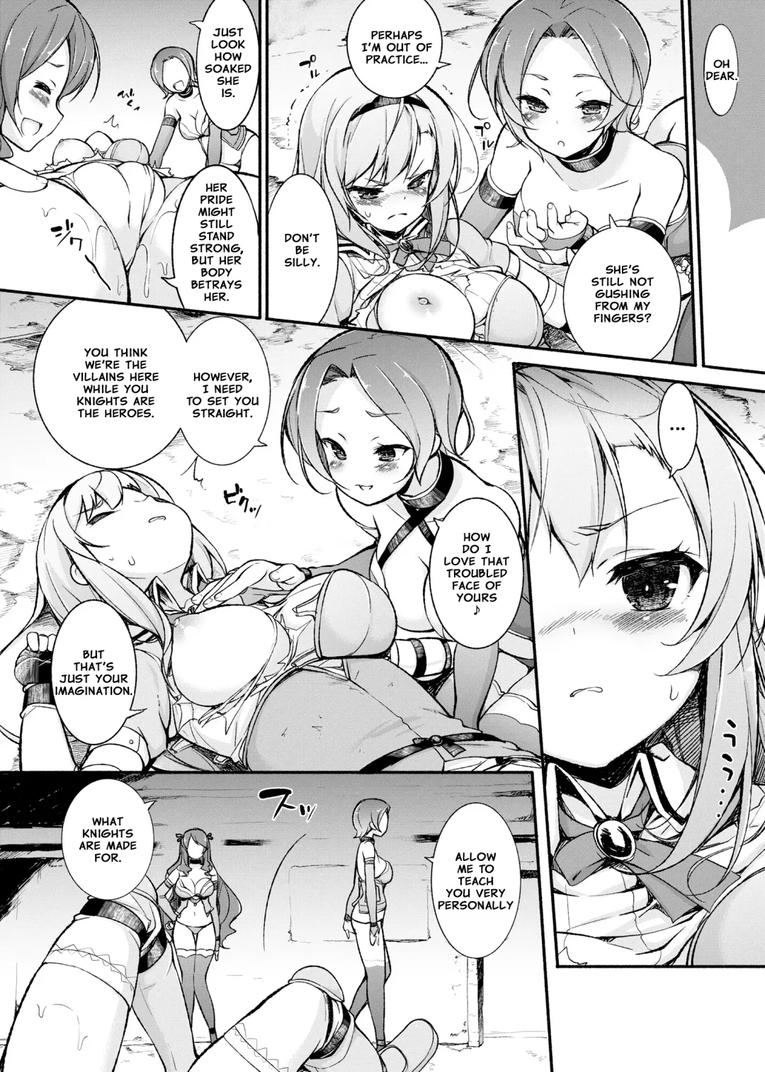 [Motomushi] Onna Kishi Sei Ruruna ~Kishi Mahou Gakuen Intan~ | Maiden Knight Lilouna ~The Degenerate Knight-Mage Academy Feud~ Fhentai - Page 19