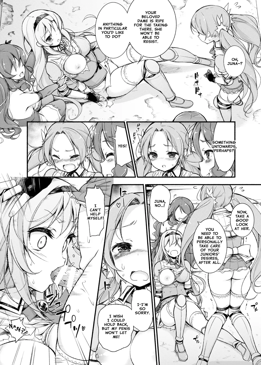 [Motomushi] Onna Kishi Sei Ruruna ~Kishi Mahou Gakuen Intan~ | Maiden Knight Lilouna ~The Degenerate Knight-Mage Academy Feud~ Fhentai - Page 21