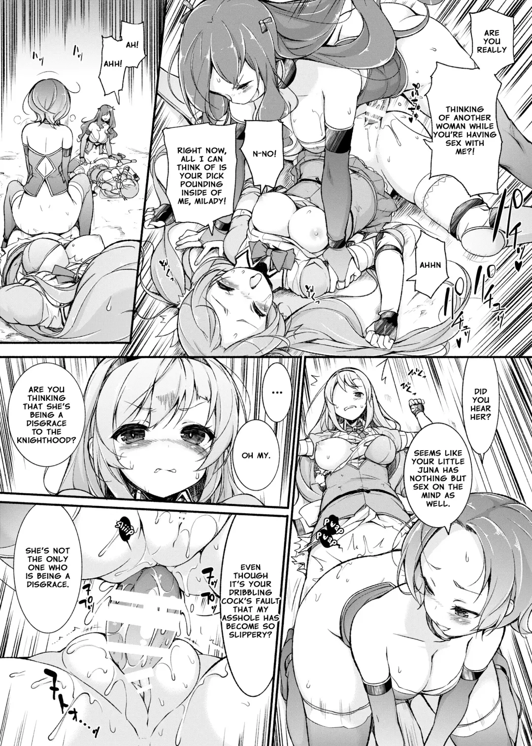[Motomushi] Onna Kishi Sei Ruruna ~Kishi Mahou Gakuen Intan~ | Maiden Knight Lilouna ~The Degenerate Knight-Mage Academy Feud~ Fhentai - Page 30