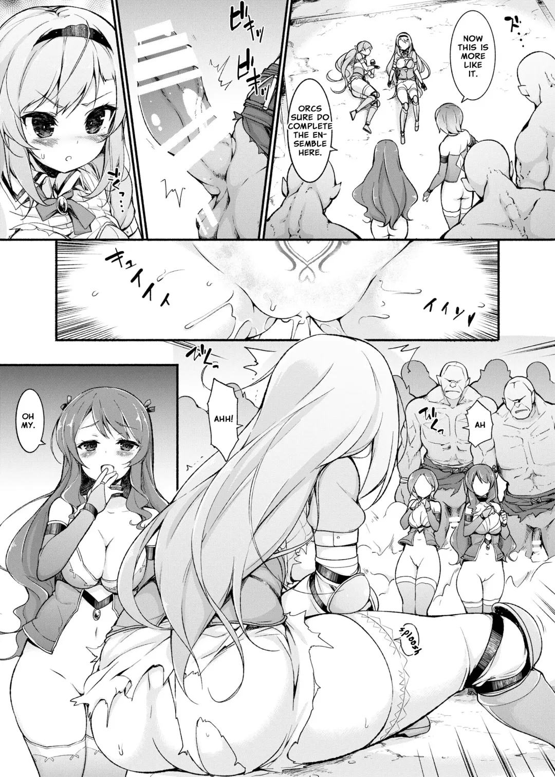 [Motomushi] Onna Kishi Sei Ruruna ~Kishi Mahou Gakuen Intan~ | Maiden Knight Lilouna ~The Degenerate Knight-Mage Academy Feud~ Fhentai - Page 38