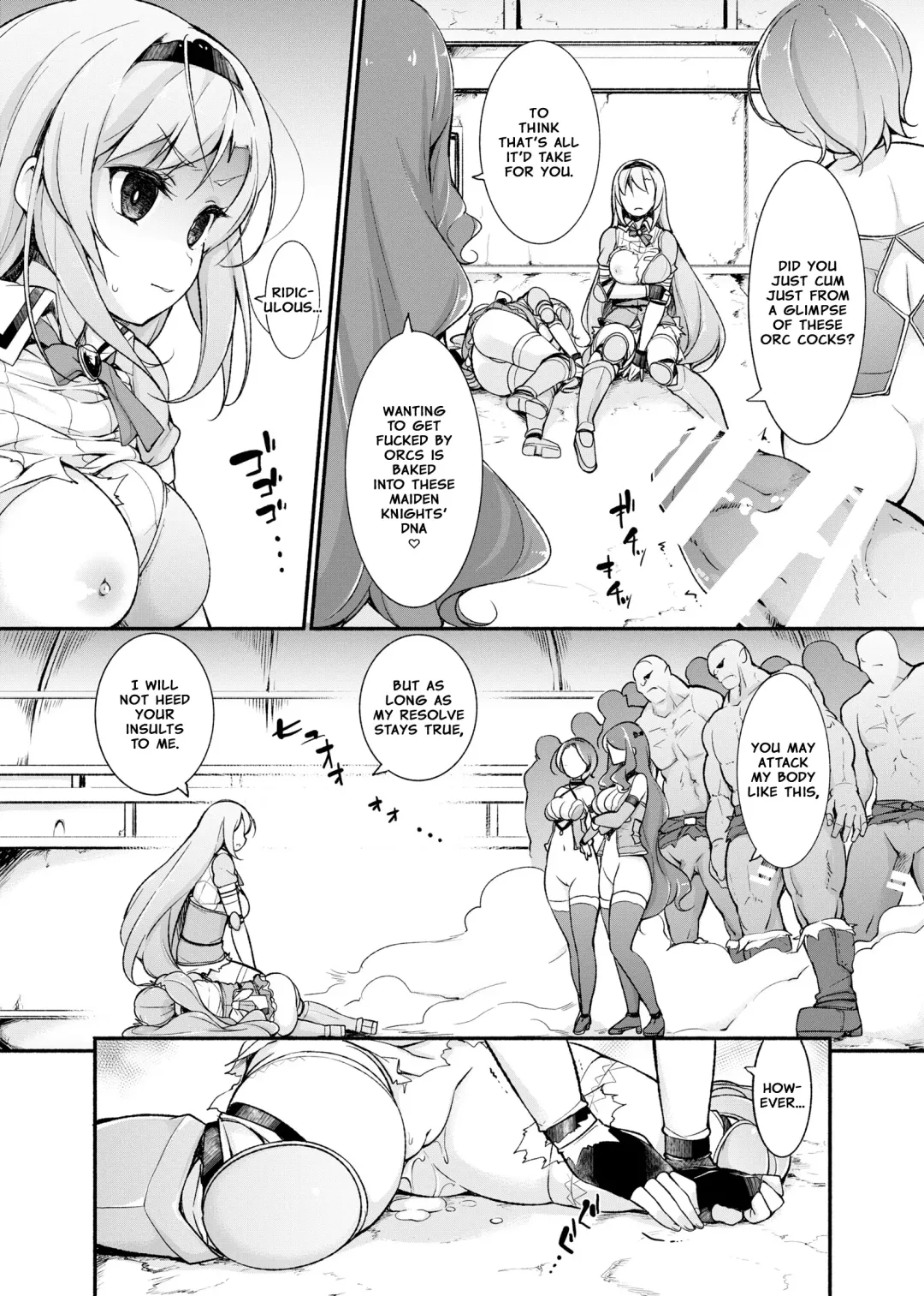 [Motomushi] Onna Kishi Sei Ruruna ~Kishi Mahou Gakuen Intan~ | Maiden Knight Lilouna ~The Degenerate Knight-Mage Academy Feud~ Fhentai - Page 39