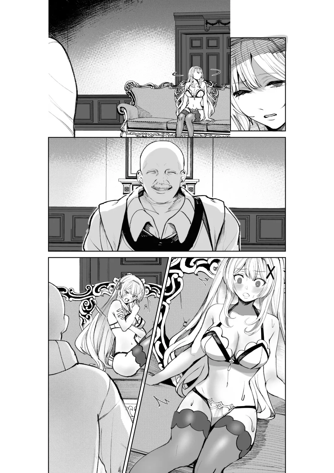 Shihai no Inmon -Ossan Tenshu ni Inmon o  Uetsukerarete Mi mo Kokoro mo Seifuku sareru Himekishi Monogatari- Fhentai - Page 42