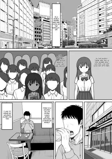 Otoko no Kazu ga 10-bun no 1 ni Natta Sekai de Shitai Houdai 2 | I wanna fuck a lot in a world where males are a tenth of the population! 2 Fhentai - Page 3