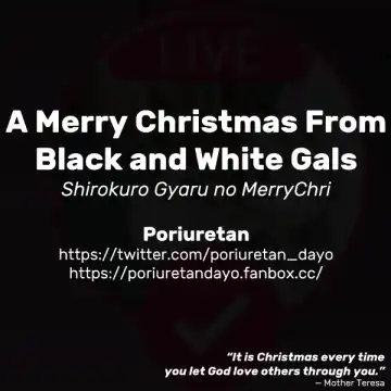 [Poriuretan] Shirokuro Gyaru no MeriChri | A Merry Christmas From Black and White Gals Fhentai - Page 10