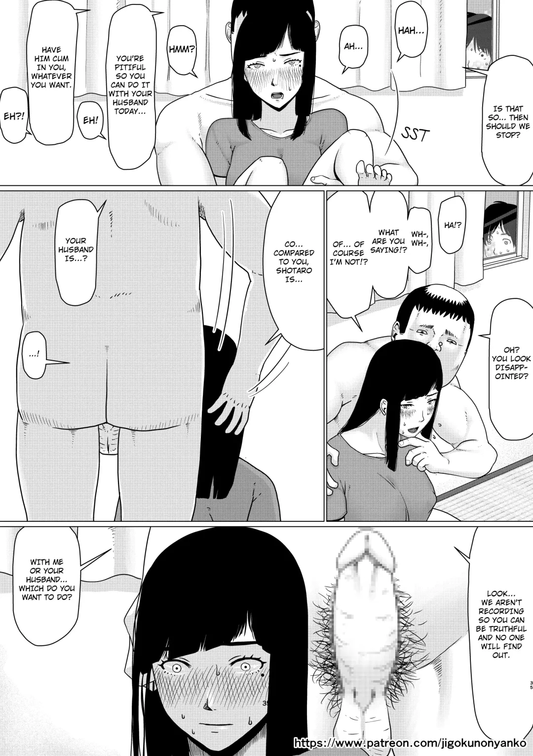 [Jigoku No Nyanko] Chieri-san wa Makerarenai! 3 -Otto Kounin de Dare no Seishi demo Jusei suru Hentai Benki Zuma- Dai 1-kan | Chieri-san Never Gives Up! 3 Perverted toilet wife who fertilizes anyone's sperm with her husband's approval Fhentai - Page 35