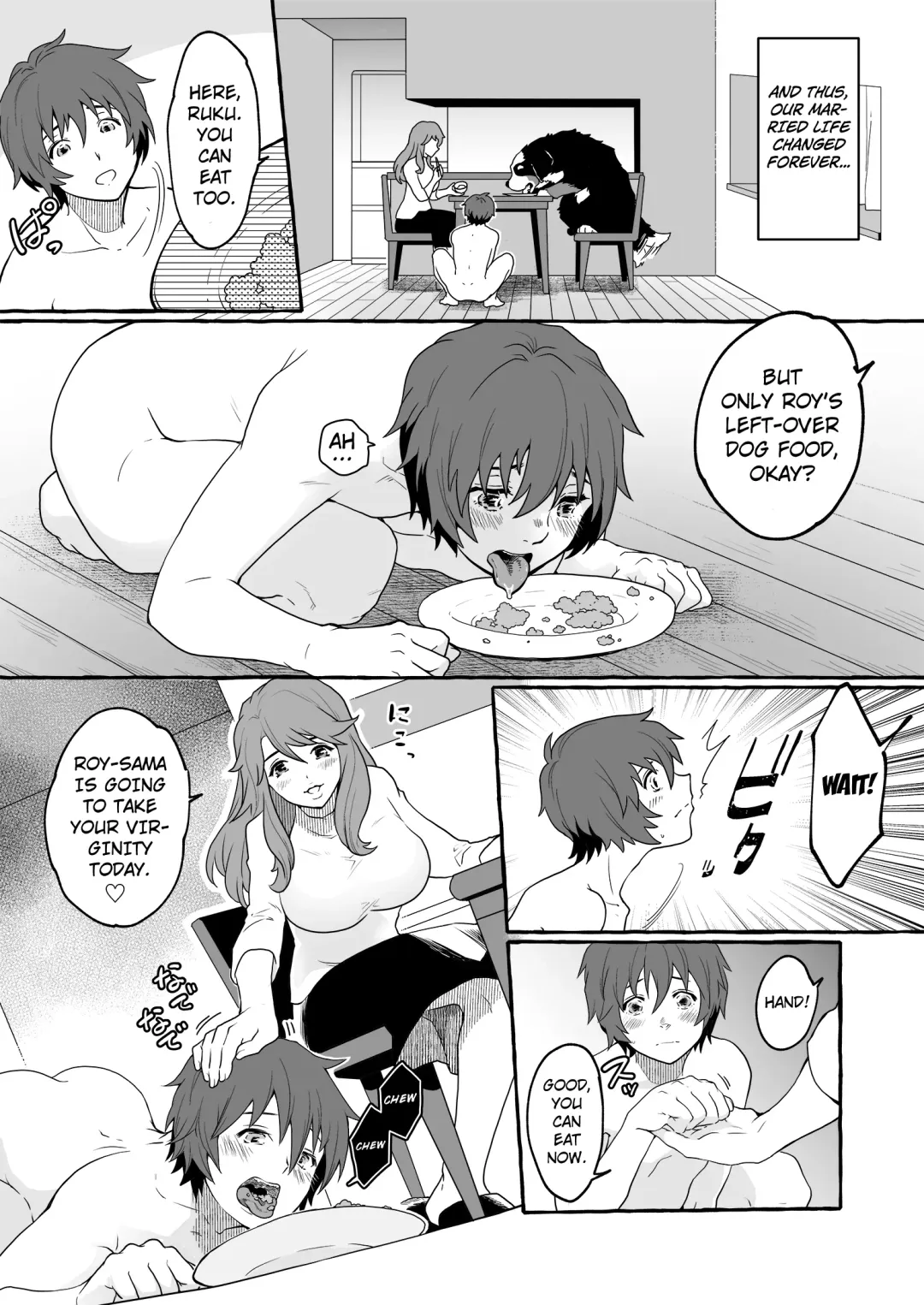 [Yukishige] Oinu ni Metorareta Otoko 2 ~Fuufu de Inu no Dorei Ochi~ | The Man Who's Married to a Male Dog 2 ~The Fall of a Married Couple into a Dog's Slave~ Fhentai - Page 8
