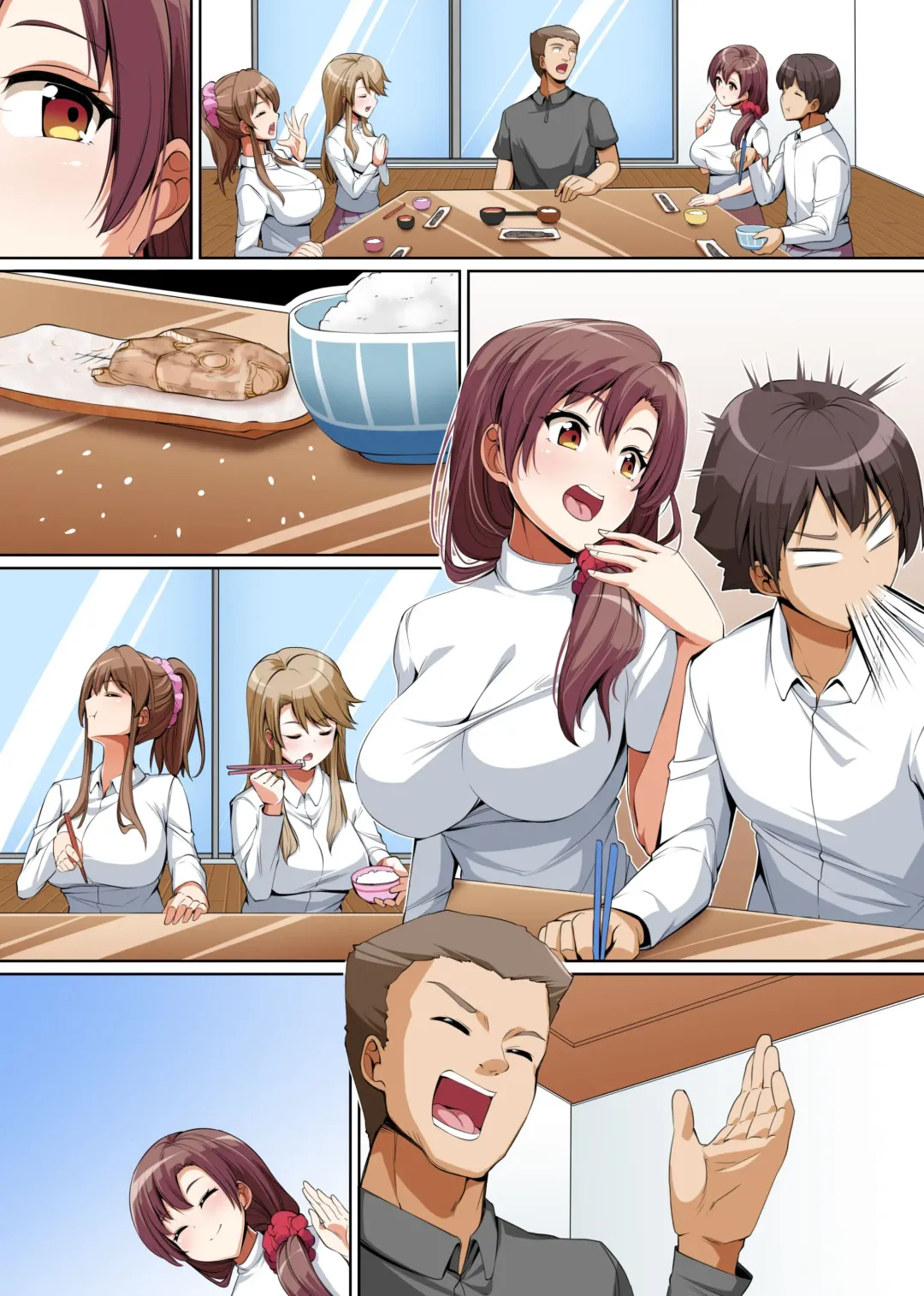 [Hanekumo] Gishimaidon de Datsu Doutei!? 2 Uchi no Gishimai to Gibo ga Mainichi Ore no Are o Neratte Kuru!! Fhentai - Page 32