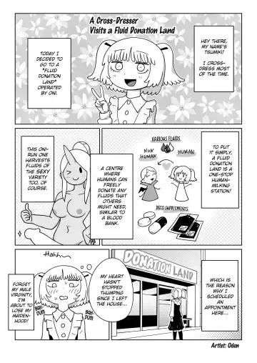 Read [Oden] Josoudanshi ga Keneki Land e Itta Hanashi | A Cross-Dresser Visits a Fluid Donation Land - Fhentai