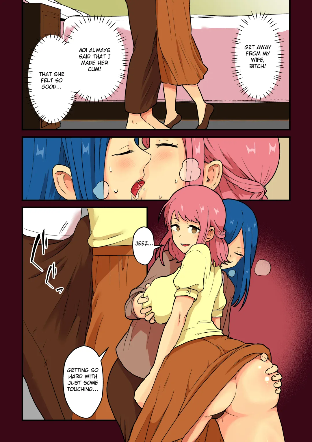 [Pandanuki] Hitozuma ga Kyokon Futanari ni Netorarete Kimeseku Haretsu Suru Hanashi Fhentai - Page 8