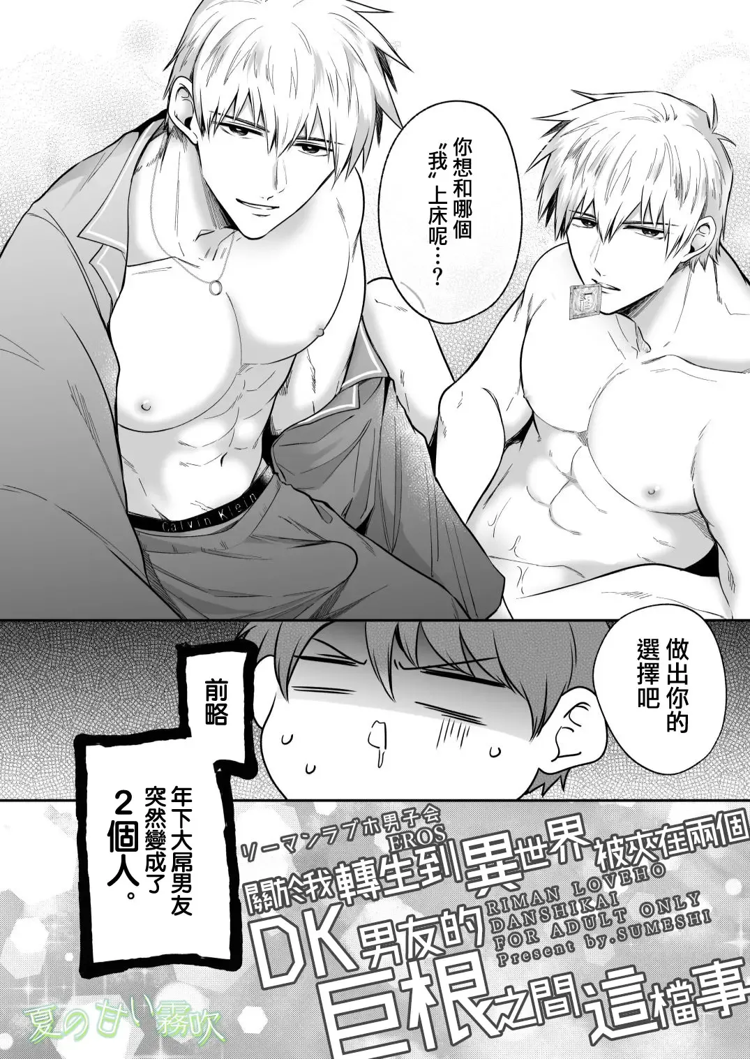 [Sumeshi] Ryman LoveHo Danshikai -Isekai Tensei DK Kareshi to Daburu Kyokon Hasamare Ecchi- | 關於我轉生到異世界被夾在兩個DK男友的巨根之間這檔事 Fhentai - Page 45