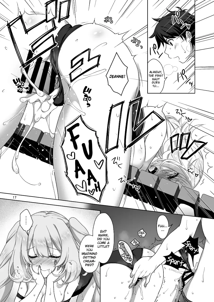 [Mori Marimo] Jeanne & Marie Sukumizu H Shimakuru Hon | A Book About Jeanne's & Maries's School Swimsuits Fhentai - Page 17