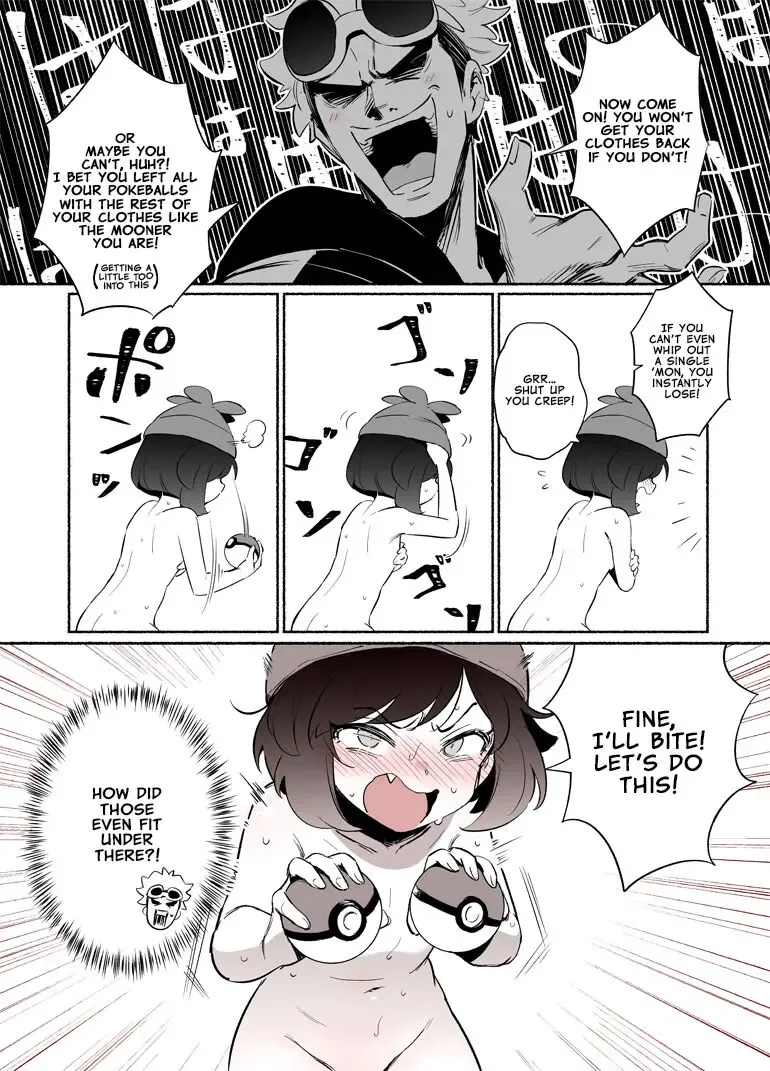 [Ter] Katanakereba Fuku o Torimodosenai Pokemon Battle | Your Clothes are Forfeit Unless You Win Them Back in a Pokemon Battle Fhentai - Page 2