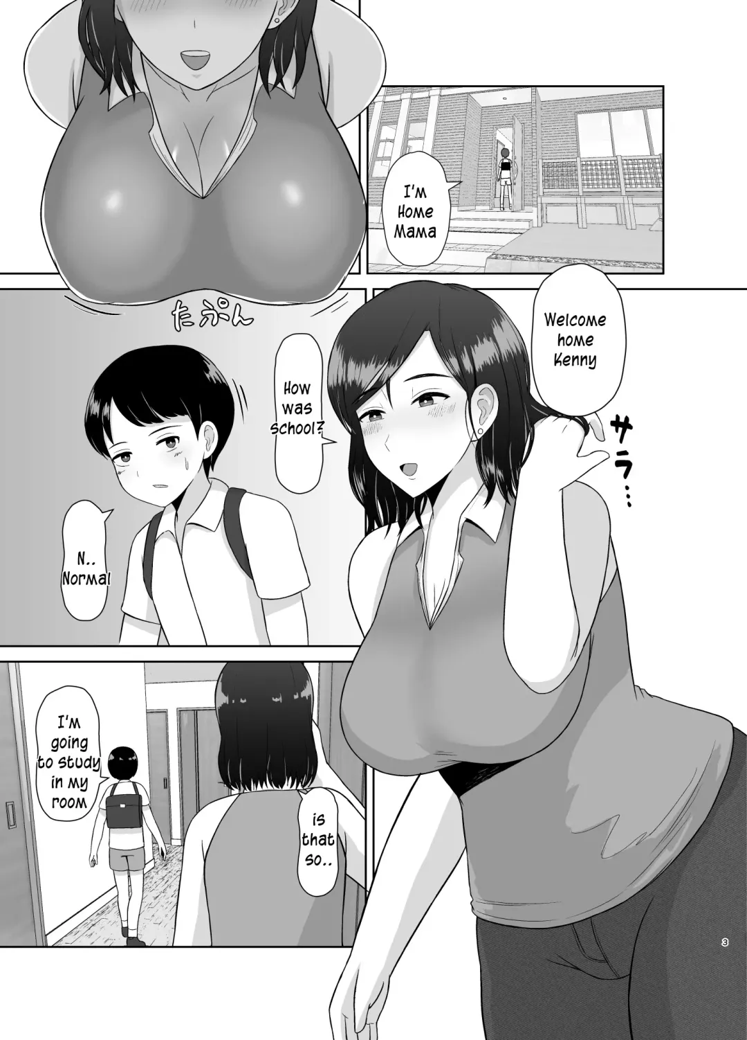 [Saitou Renji] Seikyouiku Mama | Sex Education Mama Fhentai - Page 3