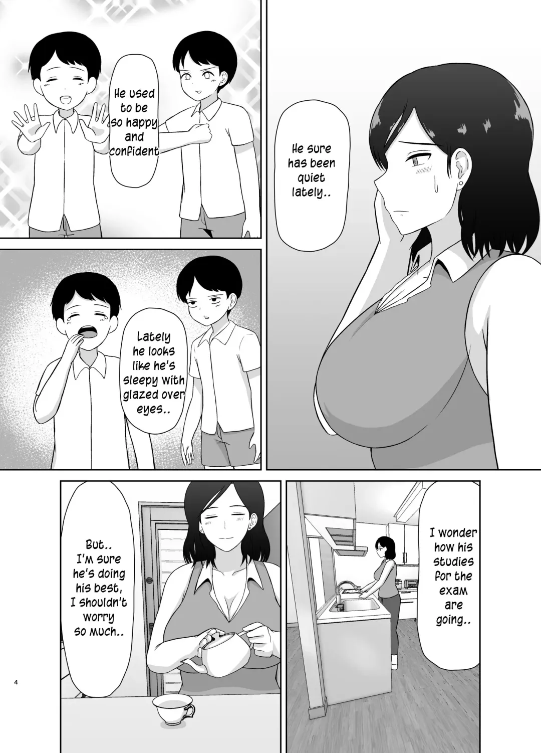 [Saitou Renji] Seikyouiku Mama | Sex Education Mama Fhentai - Page 4
