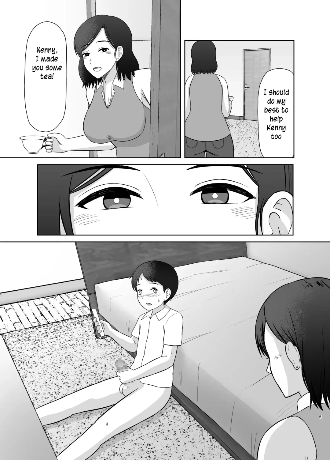 [Saitou Renji] Seikyouiku Mama | Sex Education Mama Fhentai - Page 5
