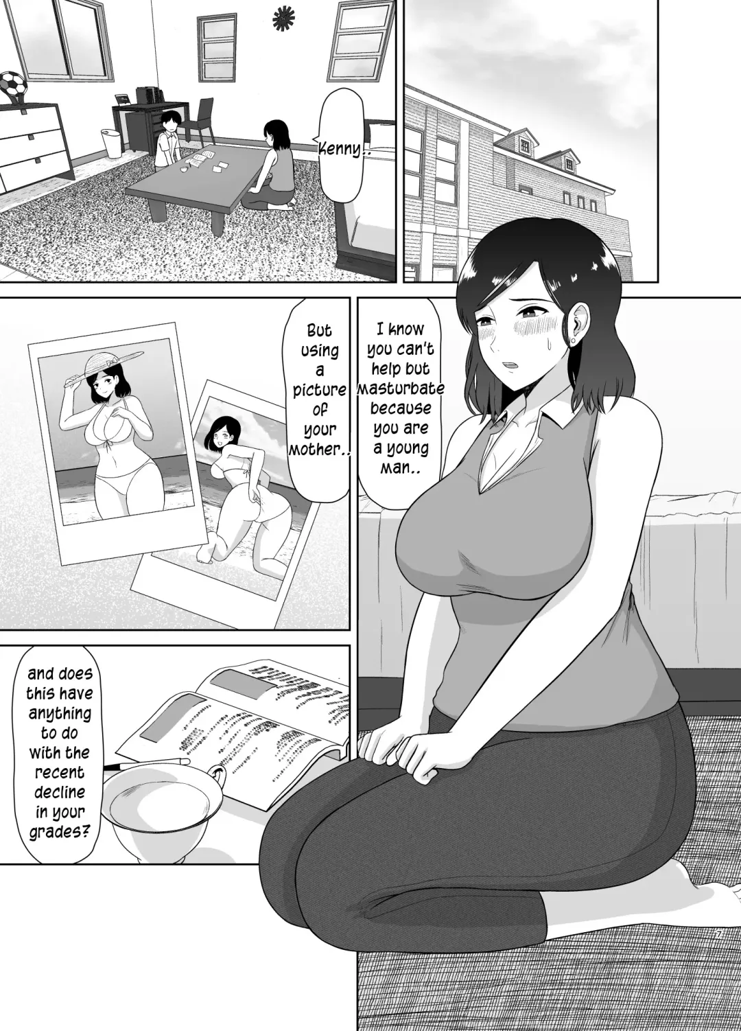 [Saitou Renji] Seikyouiku Mama | Sex Education Mama Fhentai - Page 7