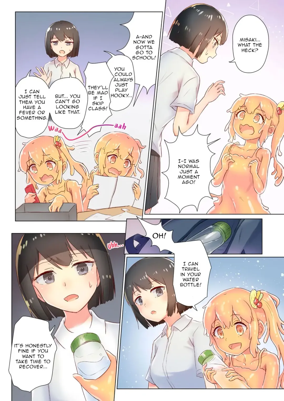 [Ifpark] Senpai, Watashi o Tabete kudasai ~Jelly-ka Shoujo to Toromitsu Ecchi~ (Part 2) | Eat me, Senpai! ~The Gelatin Girl and the Thick, Lewd Nectar~ Fhentai - Page 2