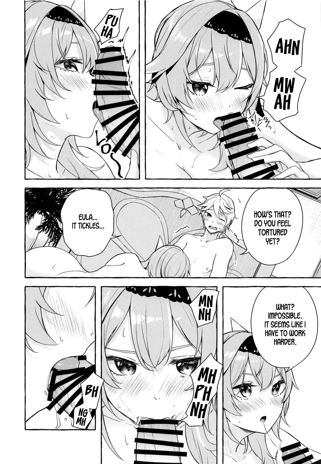 [Sahara Gensei] Eula no Youkai Hannou | Eula's Melting Reaction Fhentai - Page 14