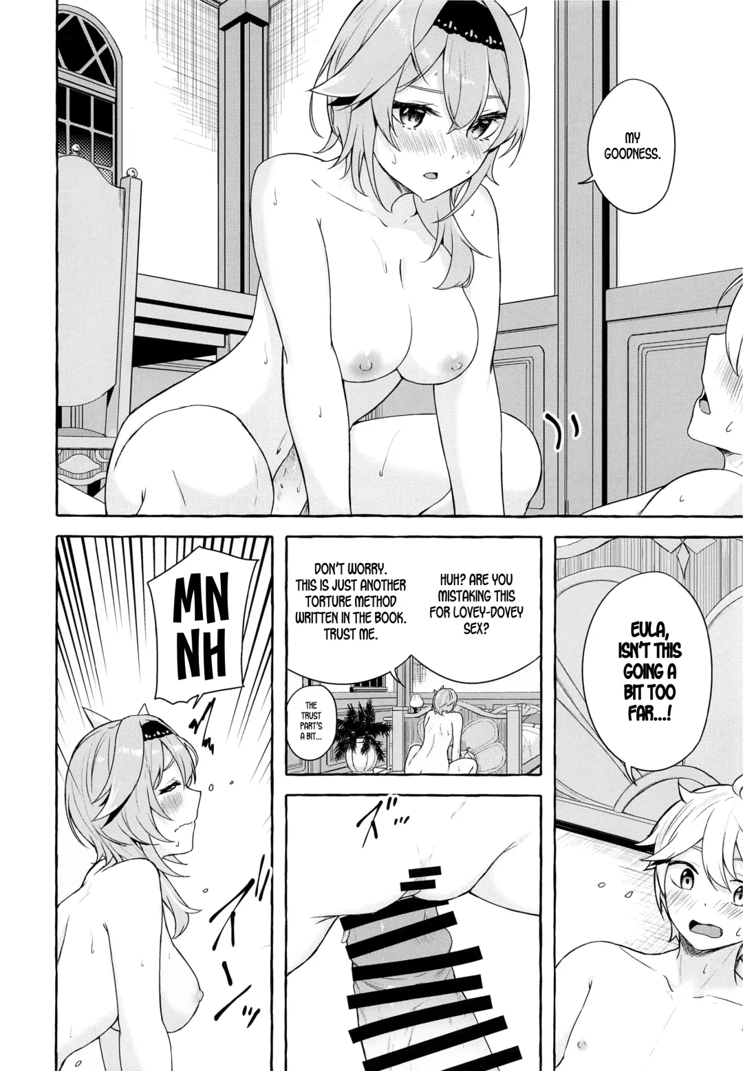 [Sahara Gensei] Eula no Youkai Hannou | Eula's Melting Reaction Fhentai - Page 20