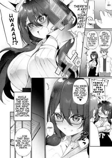 [Kanmuri] I Switched Bodies with my Large-Breasted Yandere Junior Who is Aroused Just by Hearing the Sound of My Voice! Fhentai - Page 19