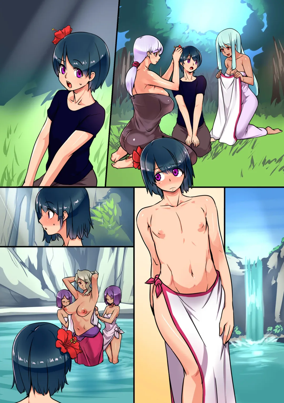 [Mafen] Futanari Chinpo de Otokonoko ni saserareta Boku. shota otoko o Oneesan-tachi no Kyokon ni Mesu Ochi Sareru Fhentai - Page 37