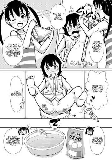 [Zegga] Futari no Omorashi Mizuasobi | Peeplaying Together in the Water Fhentai - Page 12