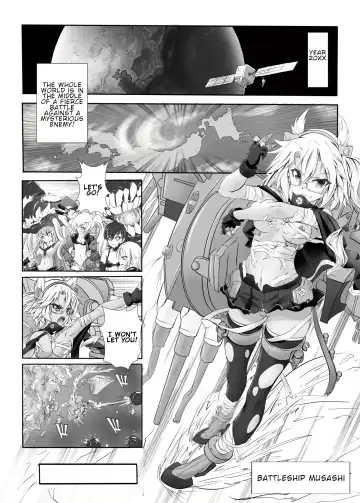 [Kazan No You - Kotei Shosai] Senkan Musashi no Yuuutsu | Battleship Musashi's Melancholy Fhentai - Page 2