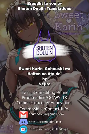 [Nejiro] Sweet Karin -Gohoushi wa Heiten no Ato de- Fhentai - Page 29