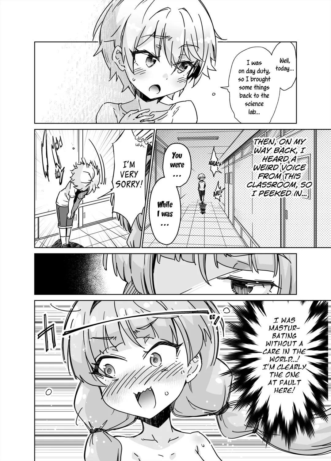 Kyoushitsu de Zenra Kado Ona ni Hamacchaimashita!! | I Fucking LOVE Fully-Nude Desk-Diddling! Fhentai - Page 11