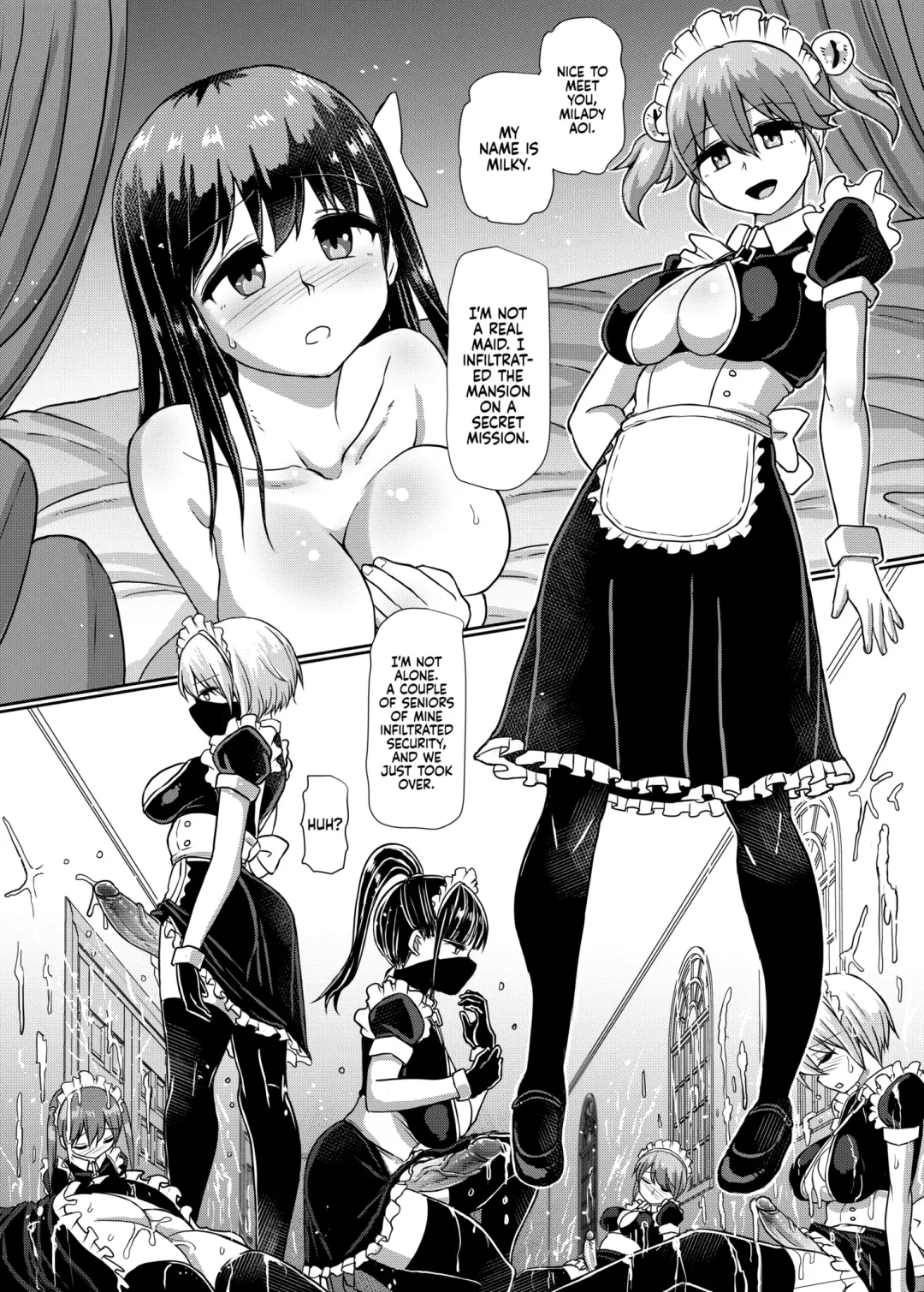 [Hakaba Yodomu] Milk Fetish Futanari Ojou-sama no Ikenai Sundome Onanie | Milk Fetish: Milady's Endless Edging Masturbation (decensored) Fhentai - Page 20