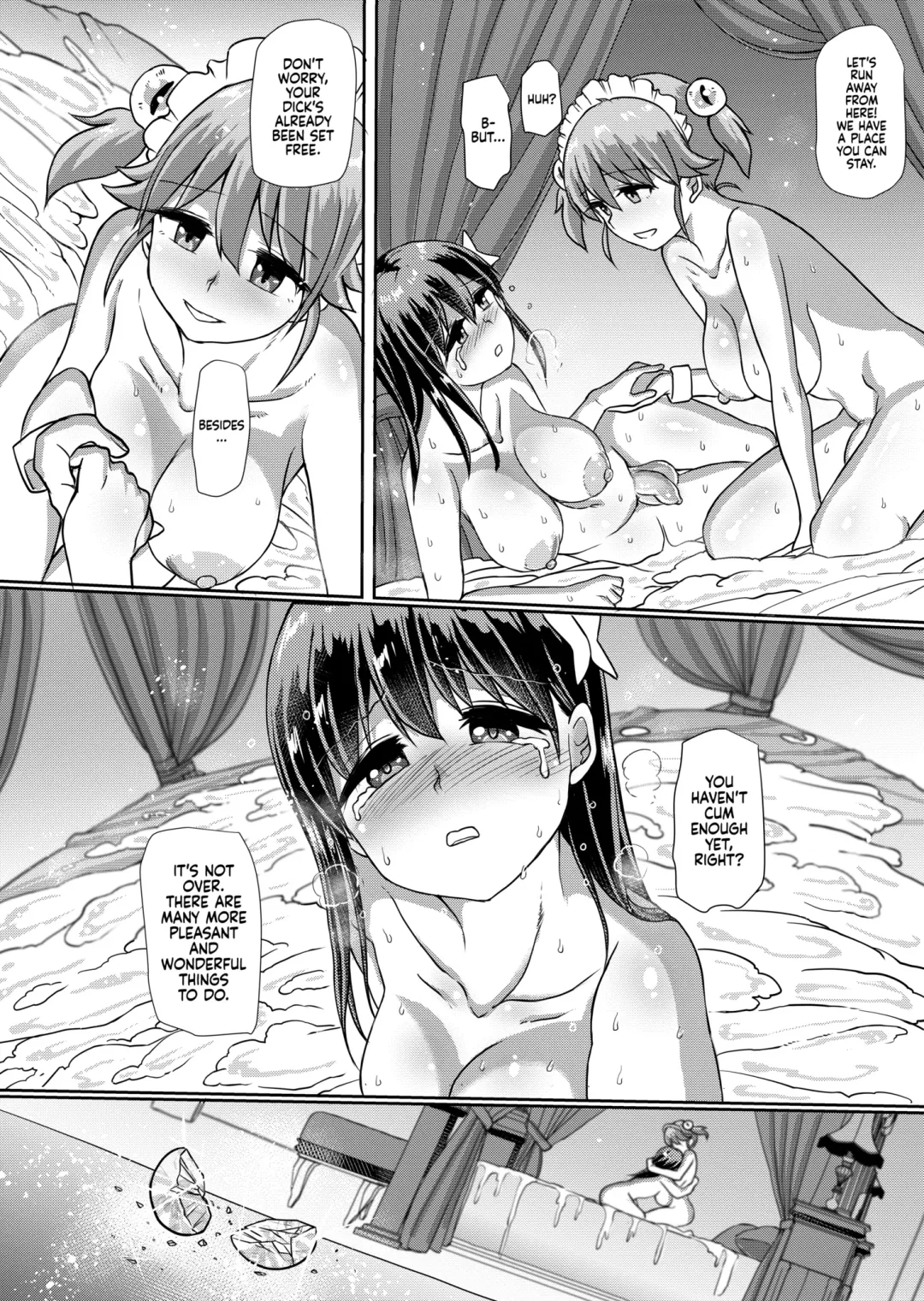 [Hakaba Yodomu] Milk Fetish Futanari Ojou-sama no Ikenai Sundome Onanie | Milk Fetish: Milady's Endless Edging Masturbation (decensored) Fhentai - Page 36
