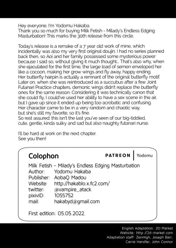 [Hakaba Yodomu] Milk Fetish Futanari Ojou-sama no Ikenai Sundome Onanie | Milk Fetish: Milady's Endless Edging Masturbation (decensored) Fhentai - Page 42