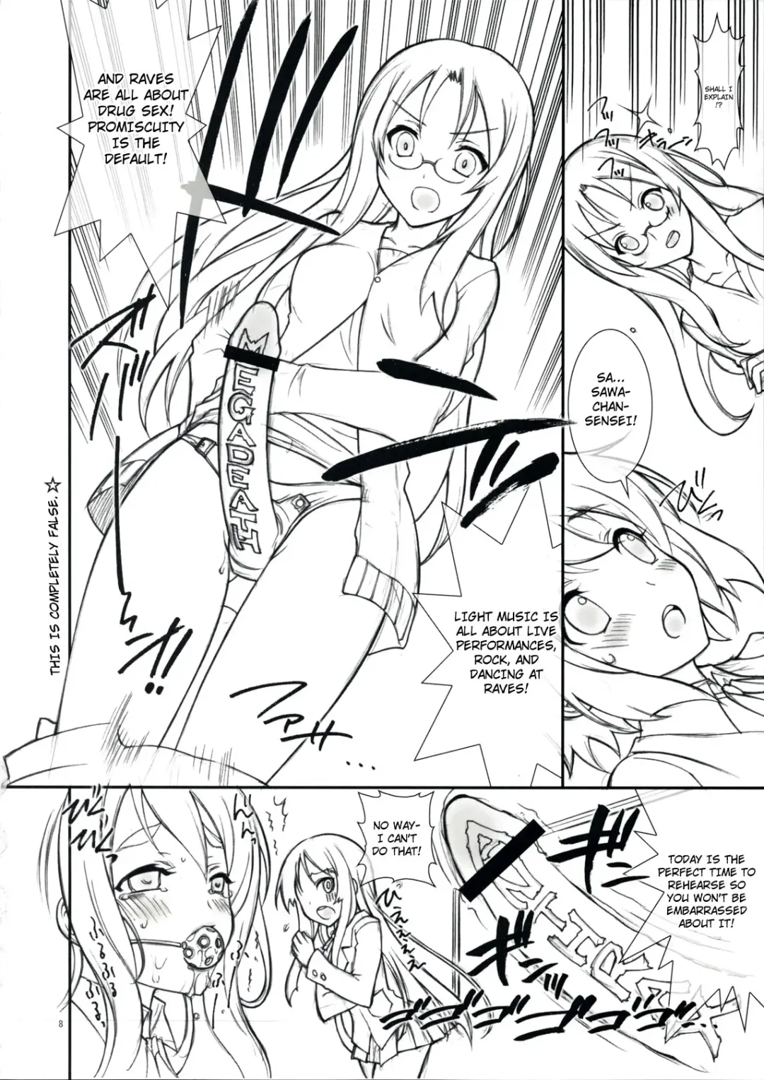 [Kaishaku] Hajimete no K-ON | My First K-ON Fhentai - Page 8