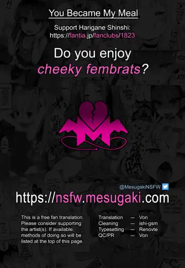 [Harigane Shinshi] Gohan ni Natta ne | You Became My Meal Fhentai - Page 5